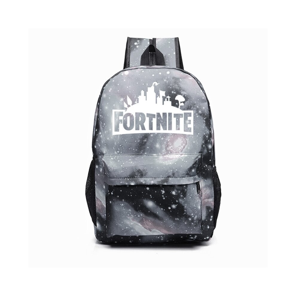 MakeCool Galaxy Black Fortnite Galaxy Shoulder Backpack Boy Girl GLOW IN DARK School Bag Rucksa
