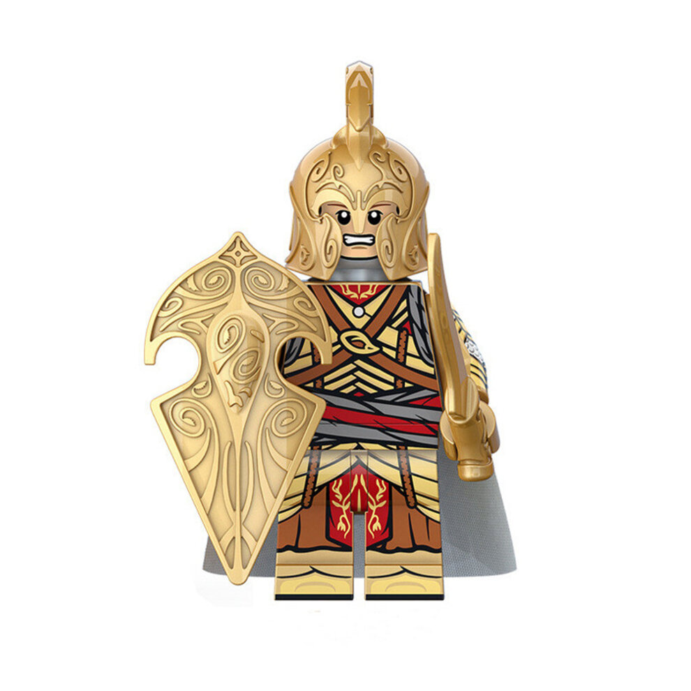 Lord of the Rings Mini Figures Building Blocks Toys Fit Lego Movie Action Figures Elven Soldiers Film Character Figures with Weapons Decorations Suitable for Decorative Collectible Gift for Kids Fans Boys and Girls