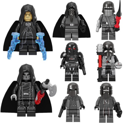 Star Wars Minifigure Fit Lego Dark Stormtroopers Emperor Palpatine Darth Sidious from Death Star Final Duel Set includes Force Lightning Weapons and Red Lightsaber Building Block Kit  Collection Mini Action Figures Playset Party Toys Gift for Fans Kid