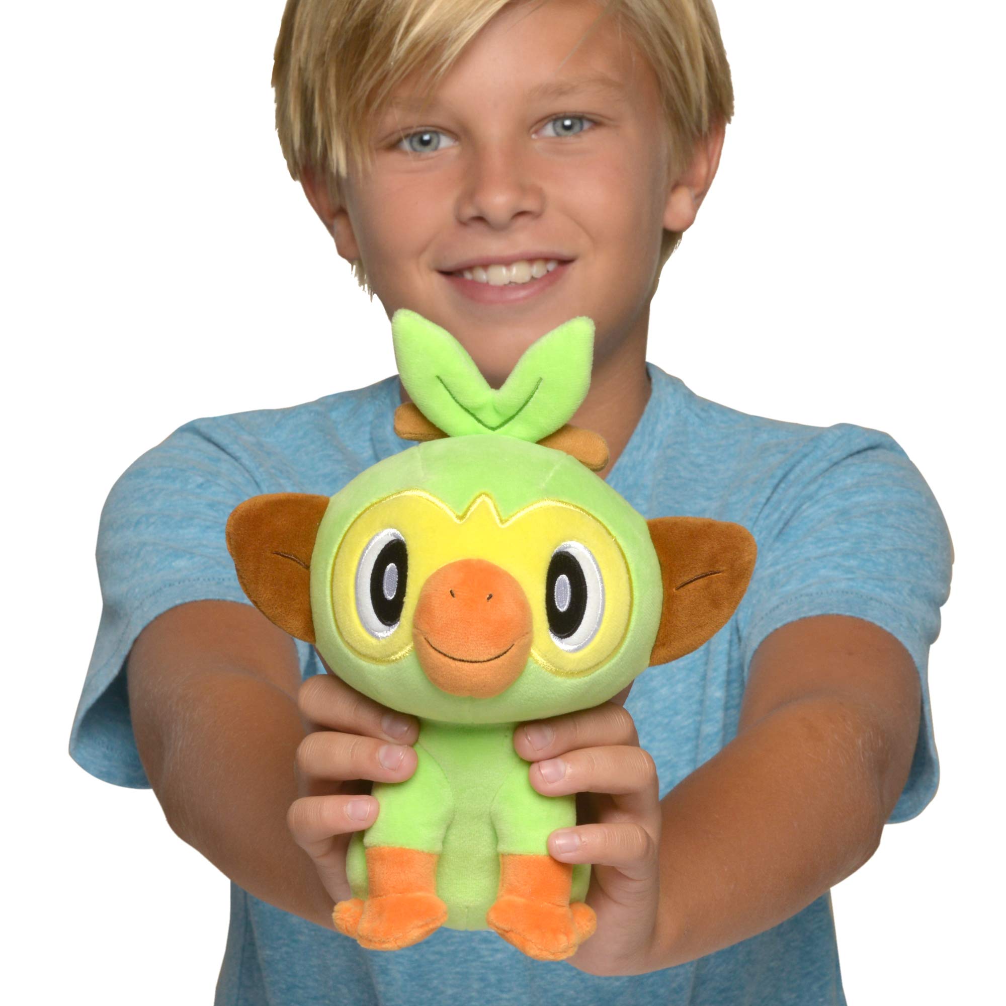 Pokémon Grookey Plush Figures 20cm Animal Stuffed Doll Cuddly Soft Toy for Collection Gifts for Girls Boys and Anime Fans