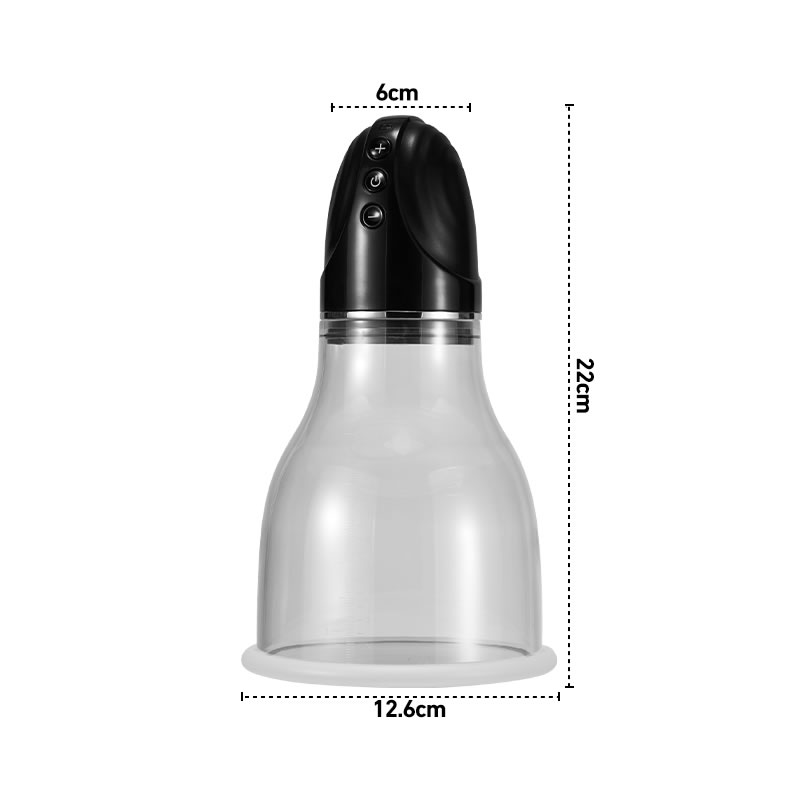 Vacuum Suction Breast Massage Nipple Breast Teaser Massager for Her Stimulator Silicone Adult Sex Toys for Women Couples