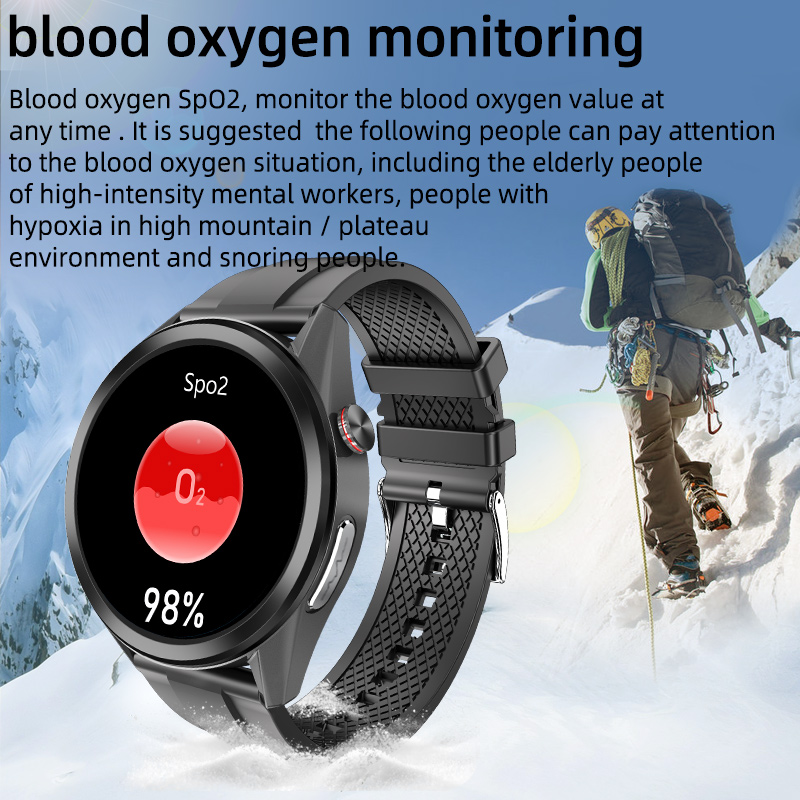 Smart Watch AI Intelligent Analysis ECG Report PPG Remote Care Fitness Bracelet