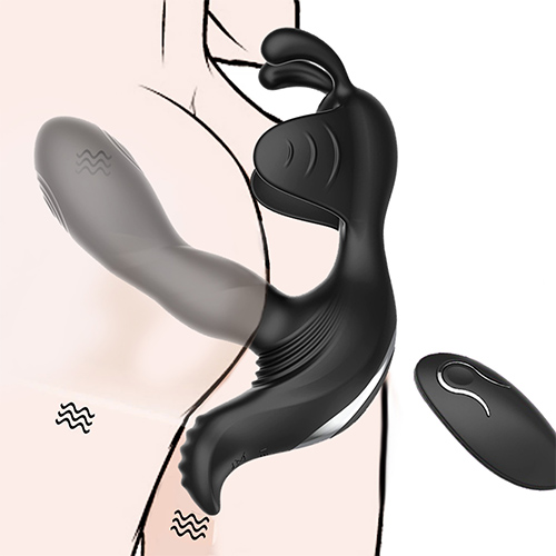 Prostate Vibrator Penis Dildo Male G-Spot Massage Device Massager Orgasm Masturbator Adult Sex Toys 7 Vibration Modes USB Rechargeable Remote Control