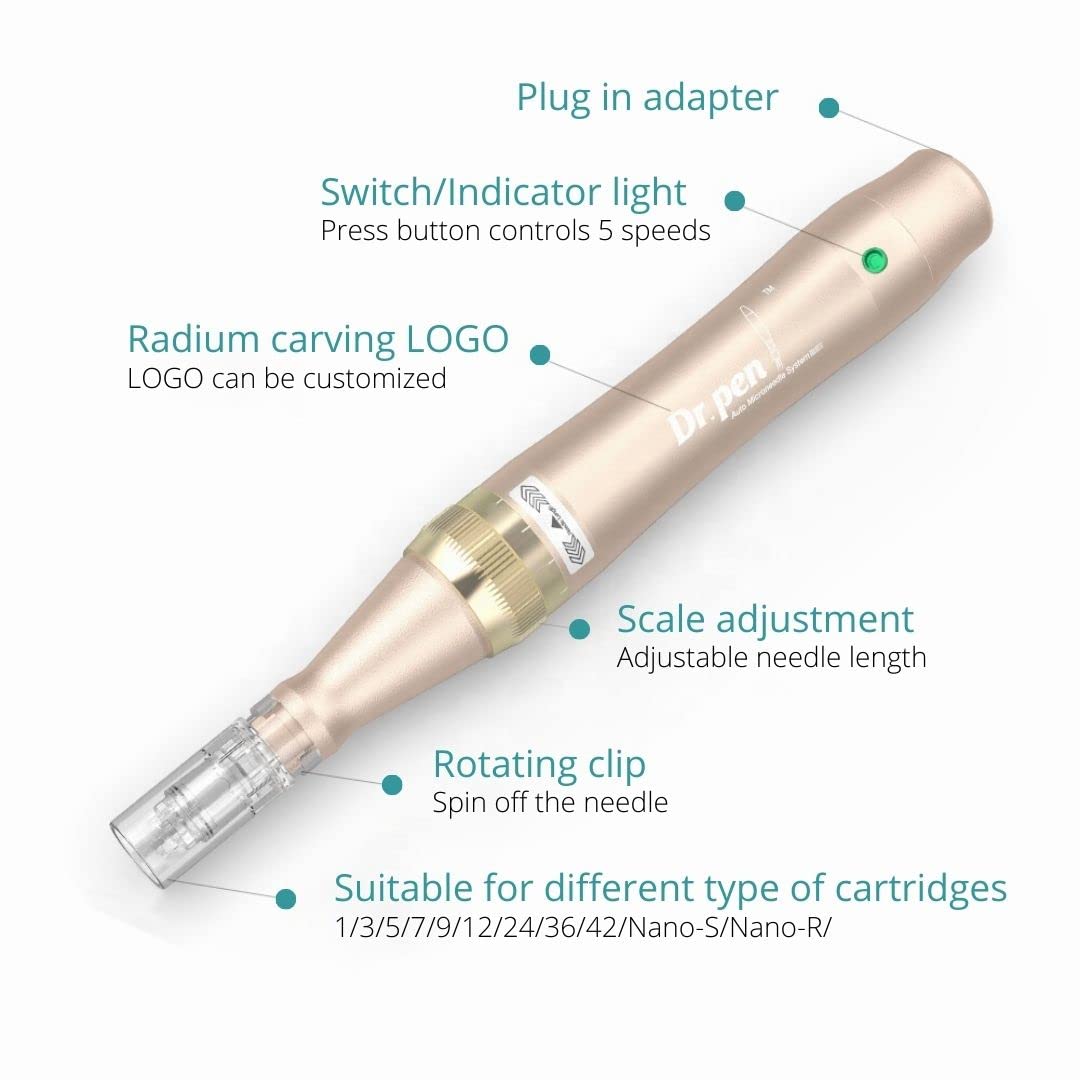 Dr. Pen Ultima M5 Professional Set Wireless Derma Pen Portable Skin Care Beauty Device Adjustable Skin Care Tool Kit