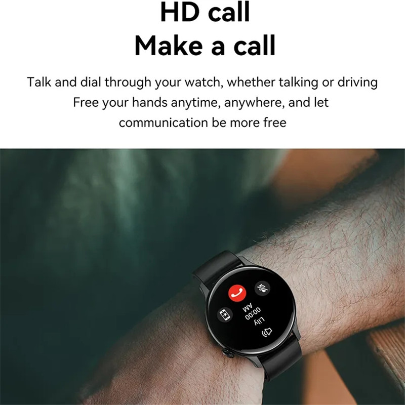 (Black) Smart Watches for Women Sport Fitness Tracker Smartwatches For Samsung Apple iPhone Android IOS Bluetooth Call Blood Oxygen Blood Pressure Health Monitoring Always on Display Waterproof 1.43inch