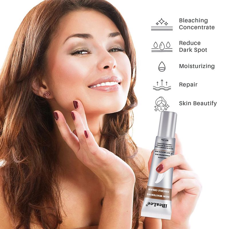 iBeaLee Skin Whitening Freckle Cream Melanin Fade Brighten Lightening Skin Care Facial