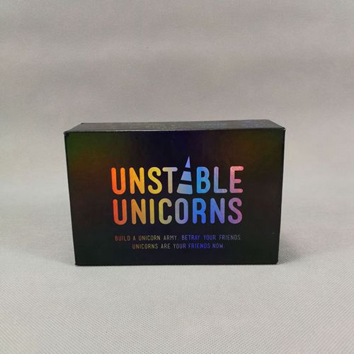 Unstable Unicorns Card Game Base Game Black Box