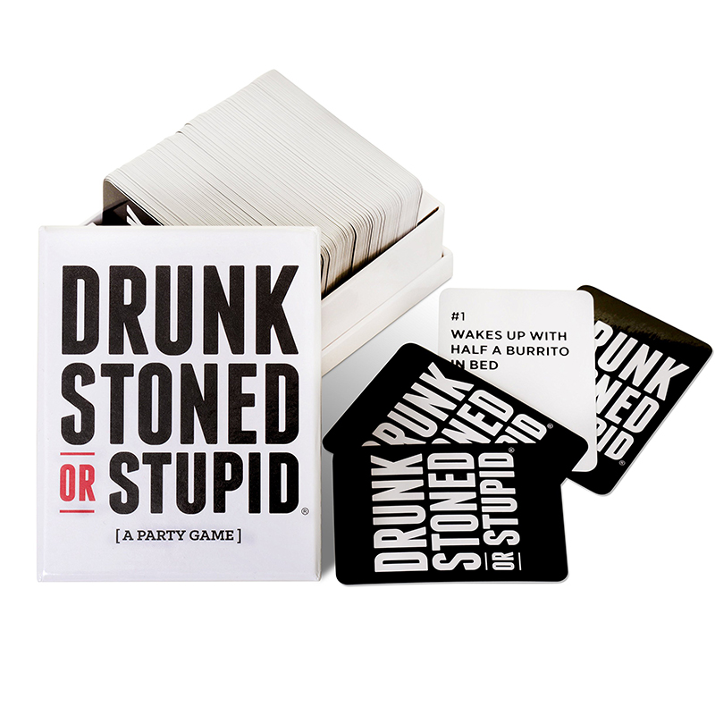 DRUNK STONED OR STUPID  A Party Game Family Party Card Game