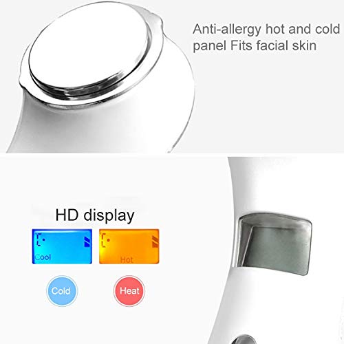 (Pink) Electric Bubble Blackhead Remover Pore Vacuum Face Cleaner Hot Compress Black Dots Extractor Blue Light Sterilization Skin Care Facial Cleaning