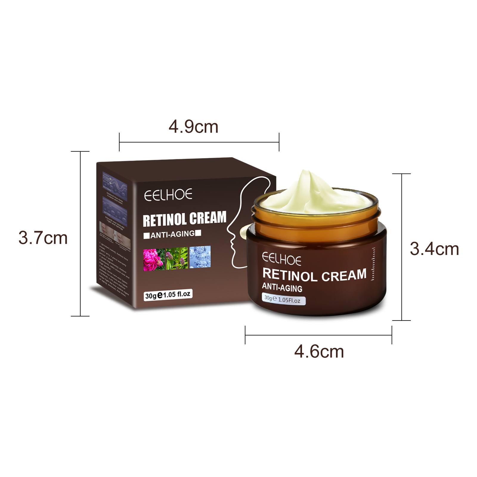 Retinol Anti-aging Cream Night Cream Remove Wrinkle Firming Lift Brighten Skin Colour Fade Fine Lines Moisturizing Skin Care