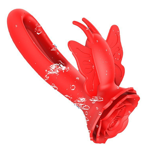 (Red) Wearable Vibrator Adult Sex Toys for Women G Spot Vibrators Nipples Anal Sex Toys