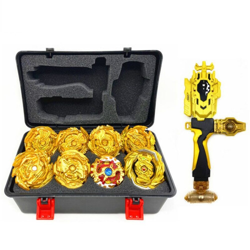 8pcs Beyblade Set With Launcher Kids Box Gift