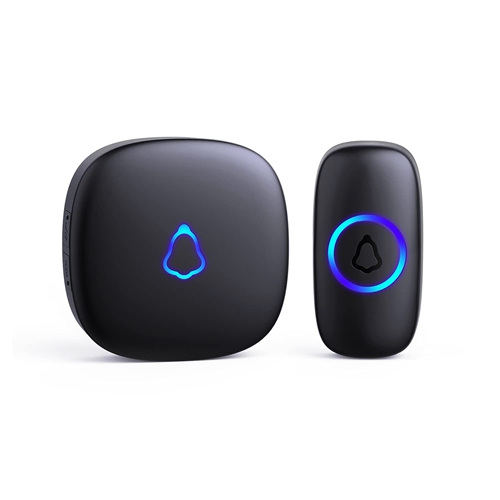 SECRUI Wireless Doorbell Plug in Waterproof Battery Operated Cordless Doorbell Operating at 1000 Feet Long Range with 58 Chimes 5 Volume Levels LED Light Easy Install for Home School Office