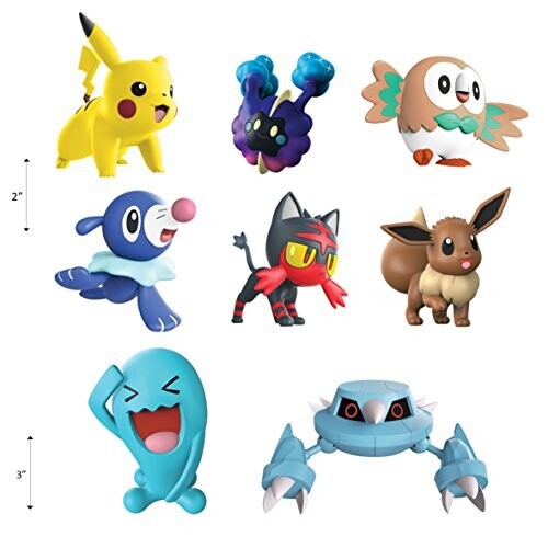 Pokemon 96302 Battle 8 Figure, Multi-Colour, 2/3-Inch