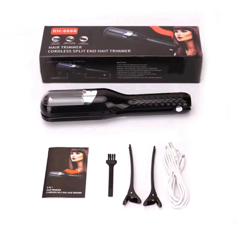 Hair Split Ends Trimmer Remover Damaged Hair Repair Hair Care Black