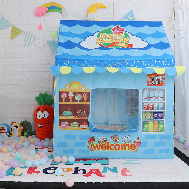 Princess Dessert Kids Folding Playhouse Tent Toddler House Indoor Outdoor