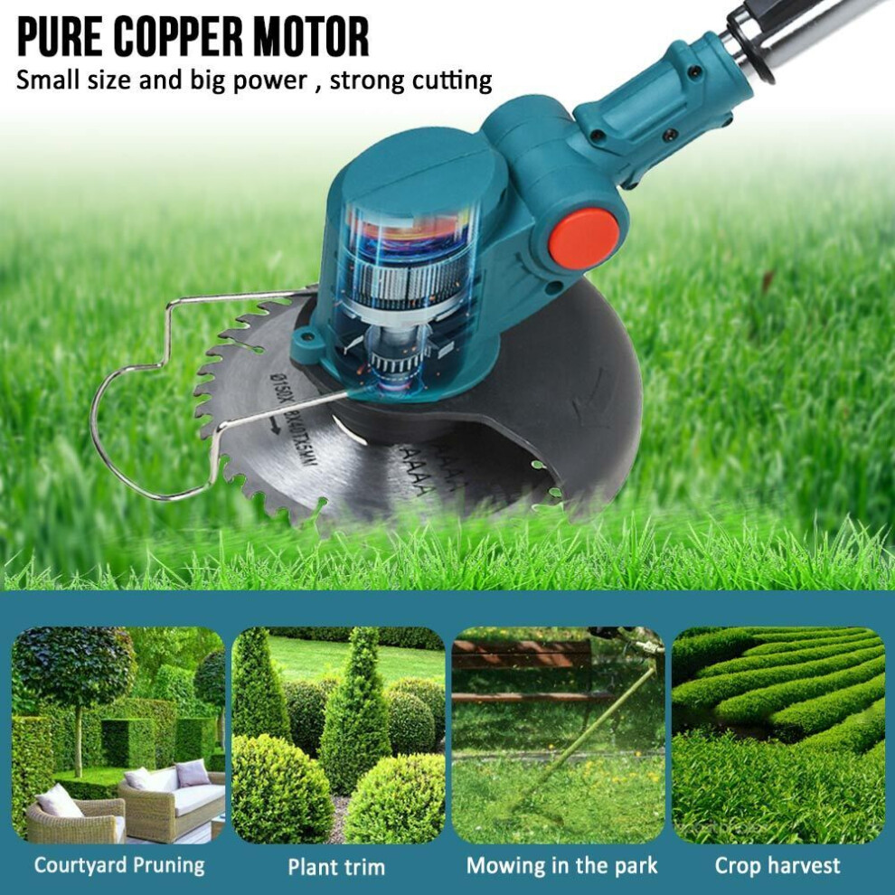 Cordless Strimmer Grass Trimmer+2Battery+Charger-Makita Compatible