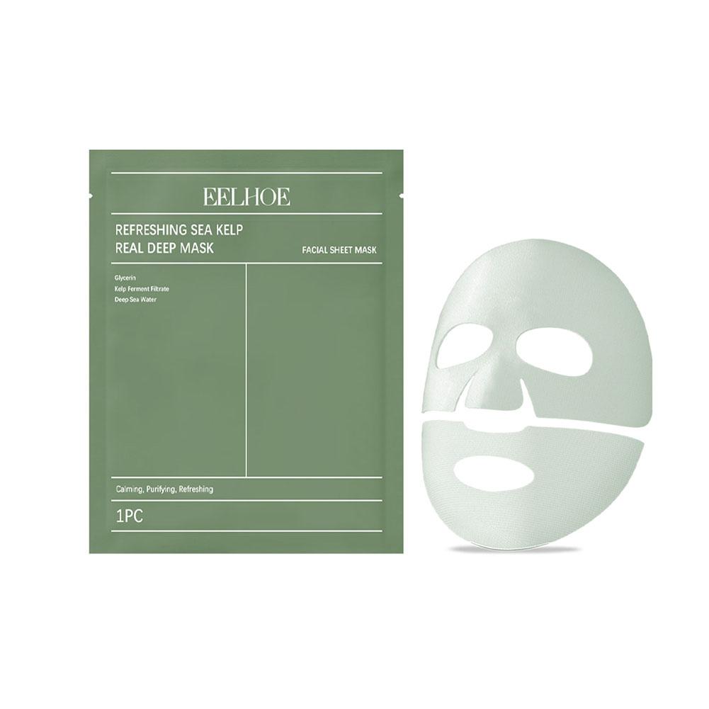 (1PC) Seaweed Face Mask Rejuvenation Hydration Tighten Skin Barrier Repair Smooth Long Lasting Moisturizing Improved Elasticity Facial Skin Care Masks