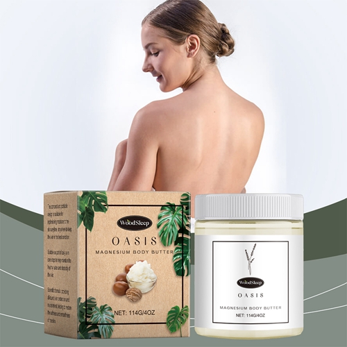 WOODSLEEP Body Moisturizer Butter Magnesium Cream Moisturizing Body Lotion Cream Restores Body Skin Care 114g