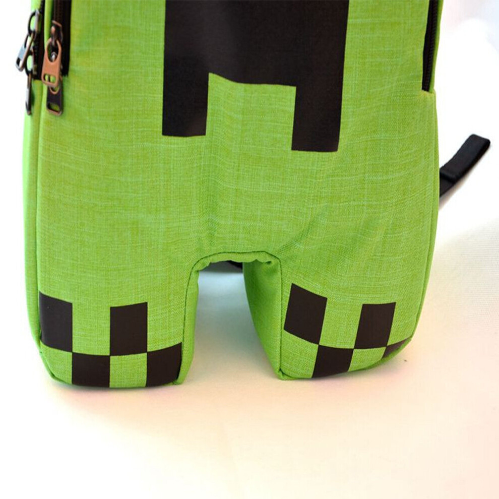 Minecraft Backpack Kids Adults School Bag Laptop Rucksack Large Capacity Casual Bags