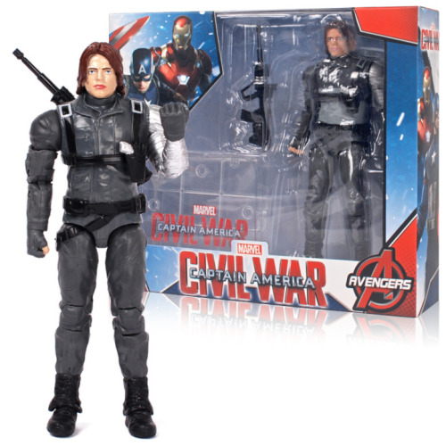 (Winter Soldier) Marvel Avengers Titan Hero Series Action Figure with stand Kids Toys