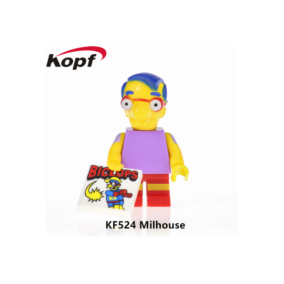 8PCS The Simpsons Minifigure Fit Lego Building Block Kids Toy XMAS