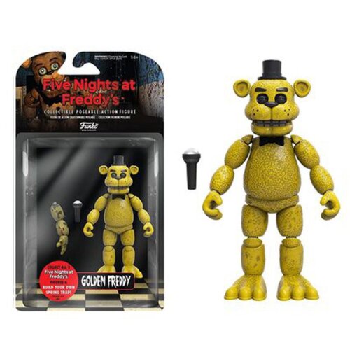 Golden Freddy Foxy Bonnie Chica Five Nights At Freddys FNAF Articulated Action