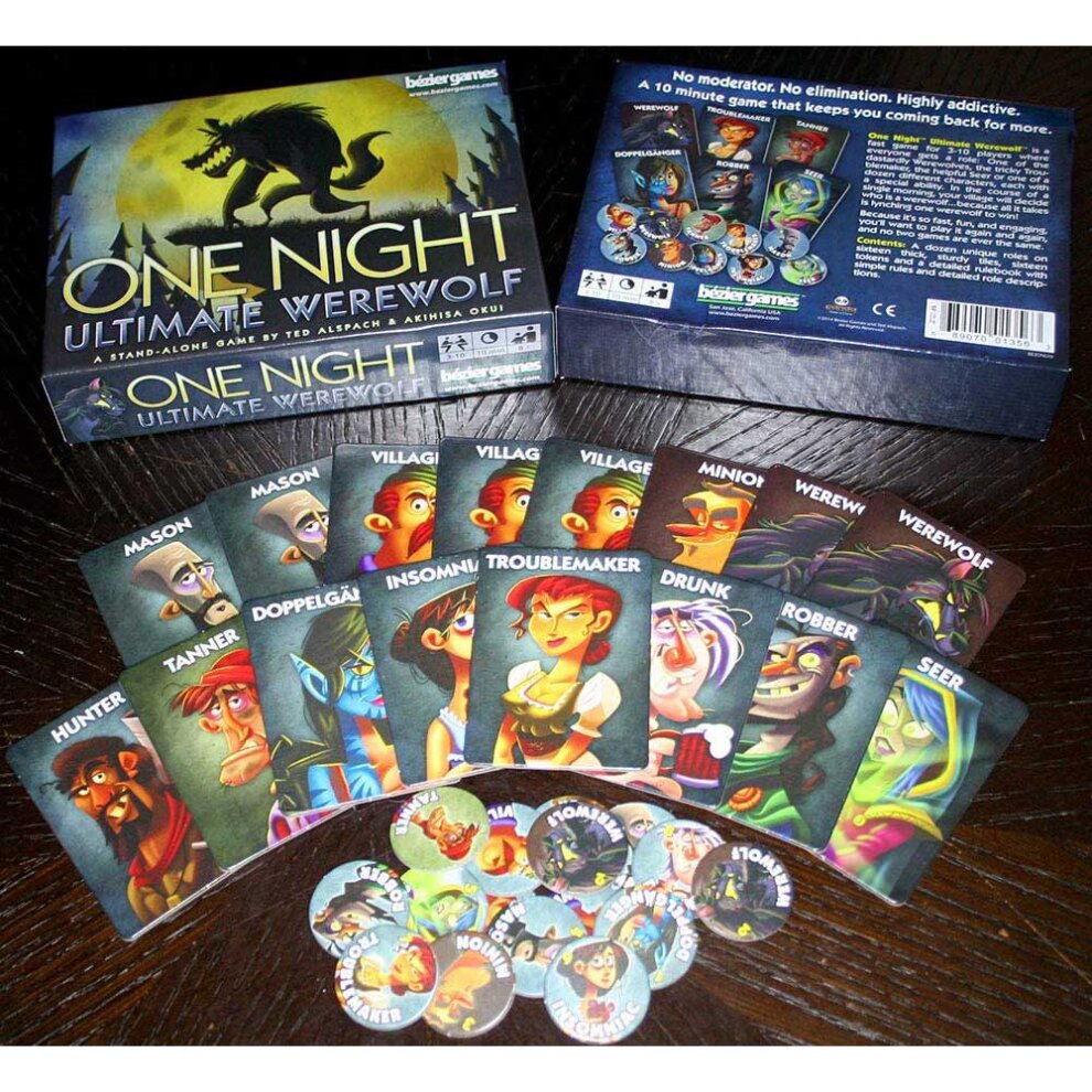 One Night Ultimate Werewolf Alien Daybreak Edition Vampire Board Card Games