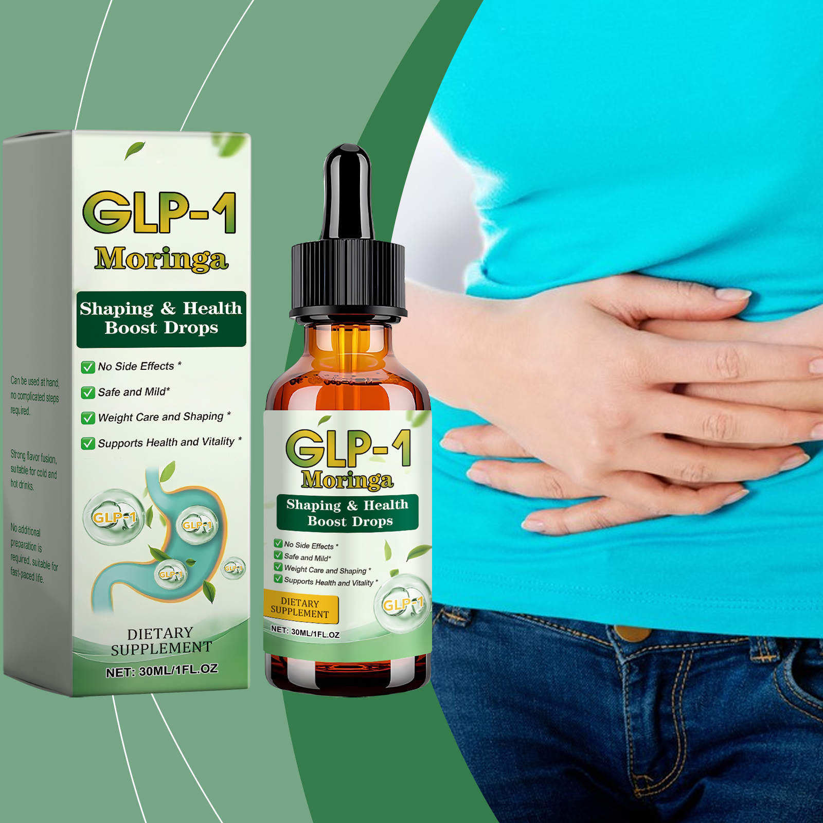 Activating Oral Solution Natural Plant-Based Weight Support Slimming Weight Loss Gut and Metabolic Health Mild Botanical Supplement to Support Your Daily Wellne