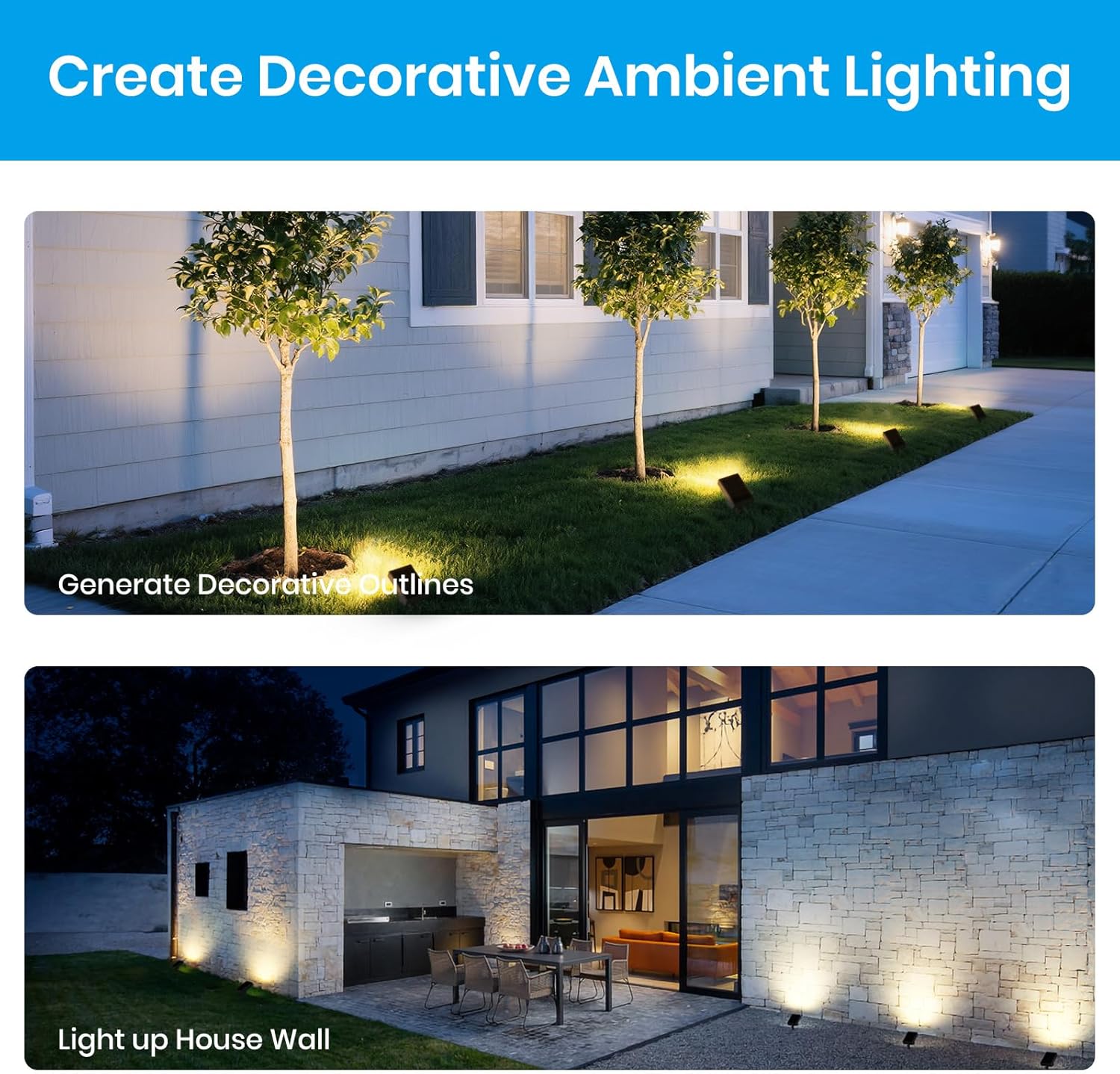 Solar Spotlight Outdoor Dimmable Solar Landscape Spotlight Dusk to Dawn Warm White 3000K Solar Powered Garden Lights for Yard Pathway Landscape Decor IP65
