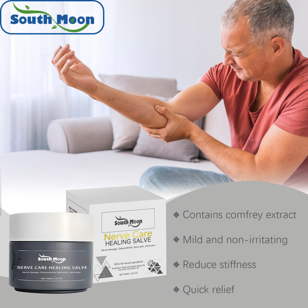 5X Nerve Care Healing Salve Smoothing Bone Care Cream, Joint Pain Relief Cream 100g