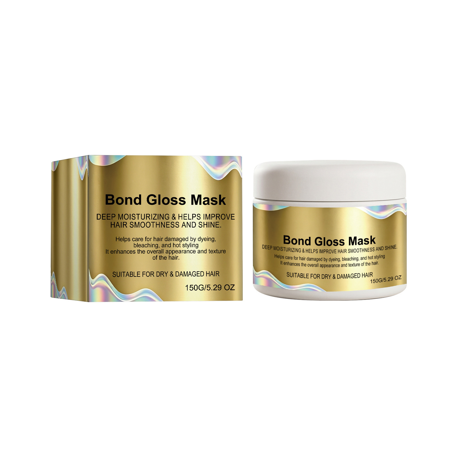 Moisturizing Hair Mask For Deep Hydration Frizz Control And Silky Smooth Care