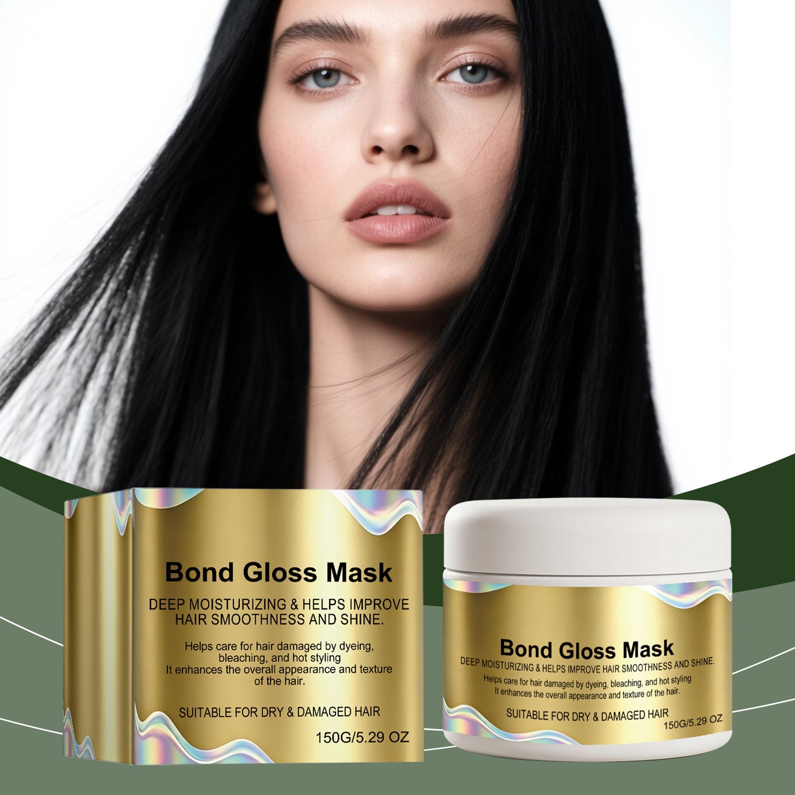 Moisturizing Hair Mask For Deep Hydration Frizz Control And Silky Smooth Care