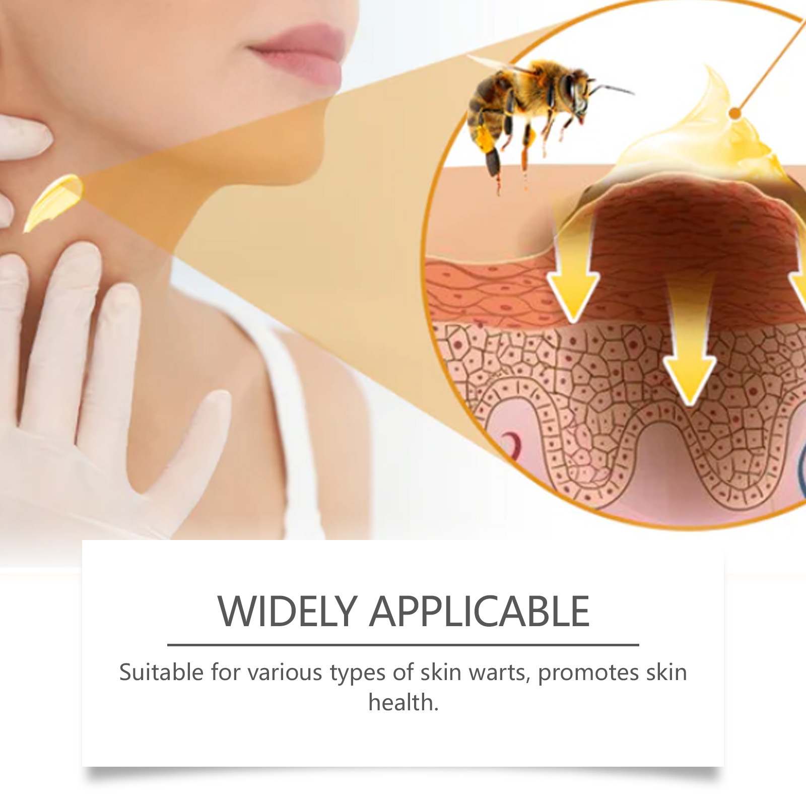 Skin Soothing Care Cream Herbal Plant Mild Formula Clean Calm Skin Fade Blemish Mole Treatment