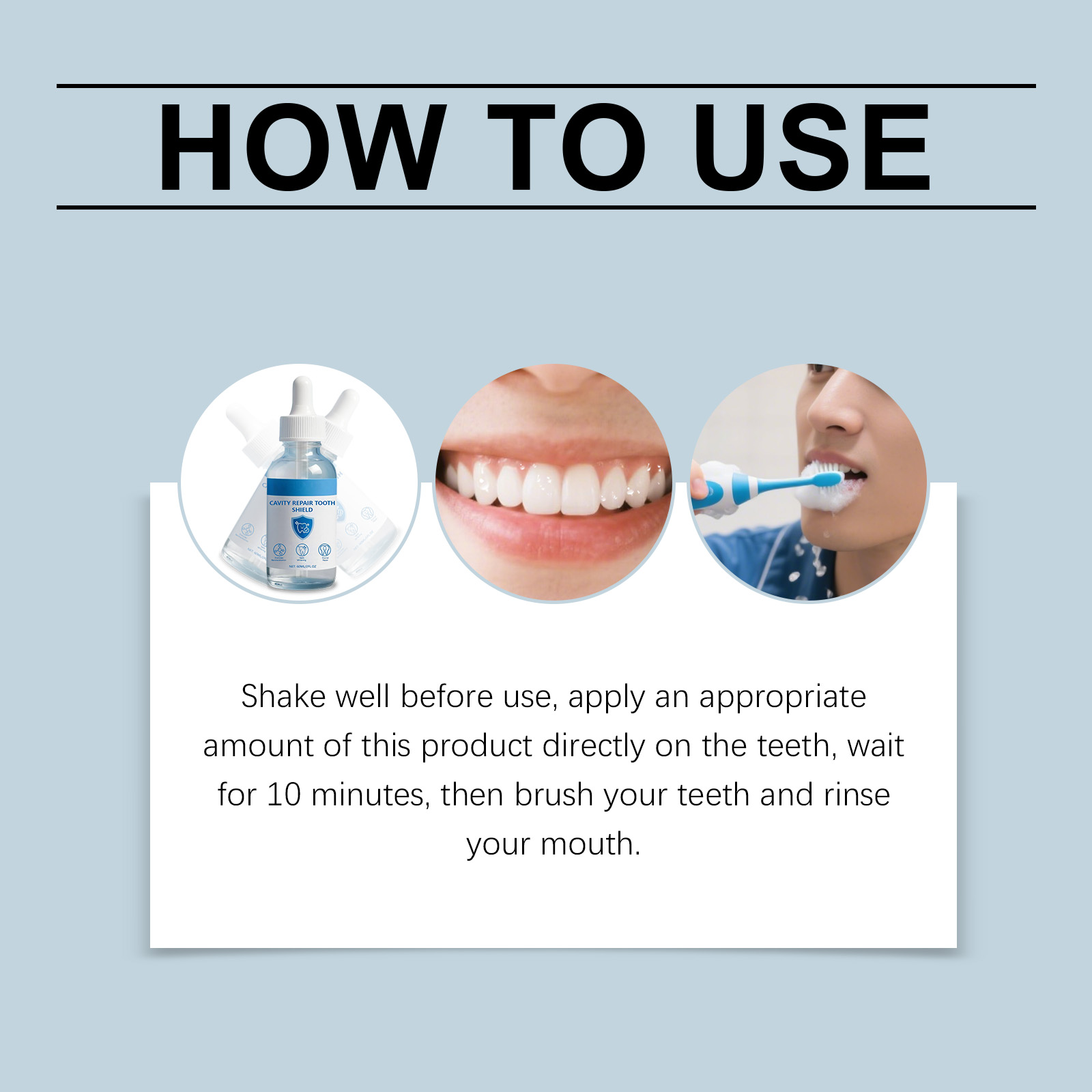 Dental Care Essence Liquid Clean Tooth Surface Reduce Tooth Stains Natural Gloss Gentle Maintain Oral Long Lasting Fresh
