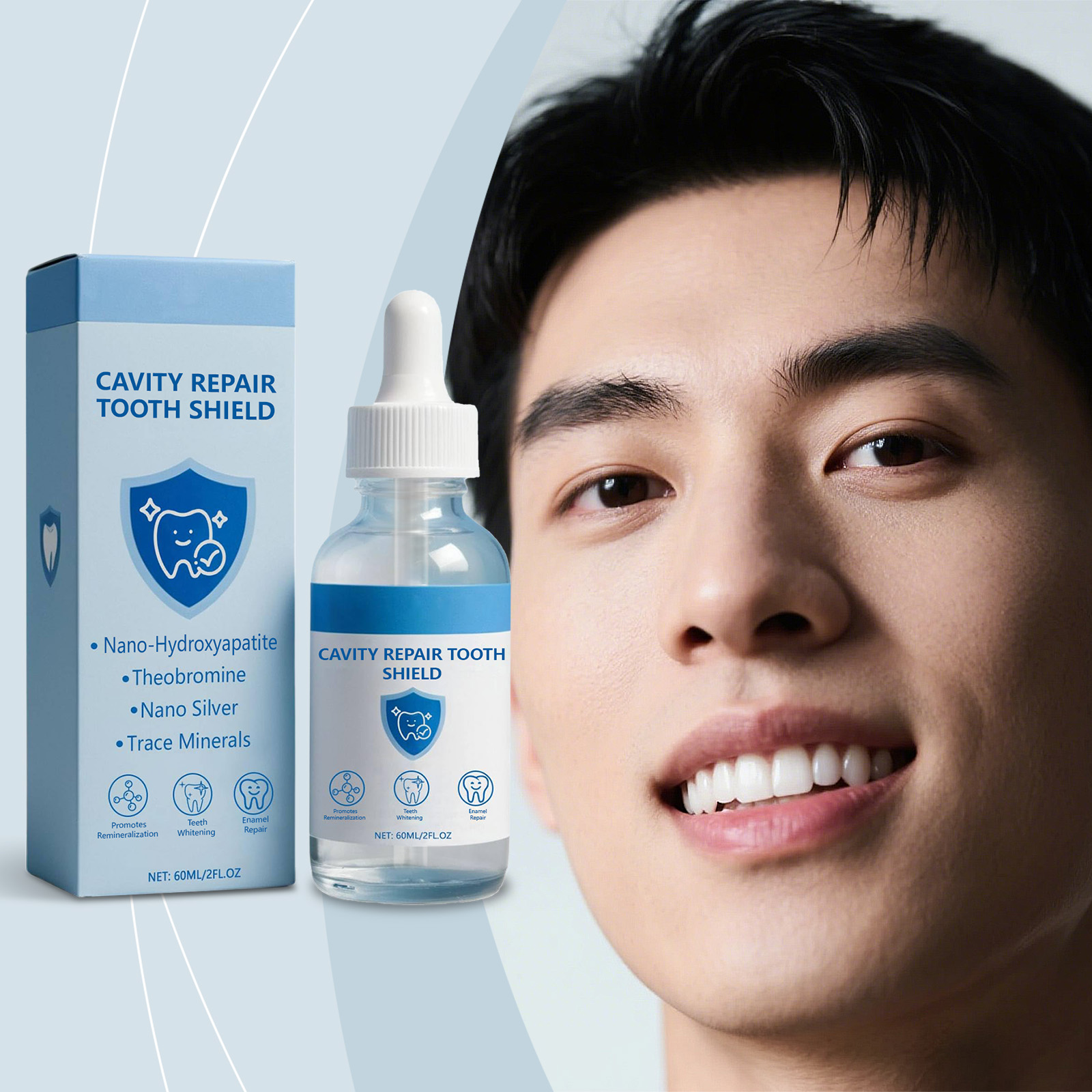 Dental Care Essence Liquid Clean Tooth Surface Reduce Tooth Stains Natural Gloss Gentle Maintain Oral Long Lasting Fresh