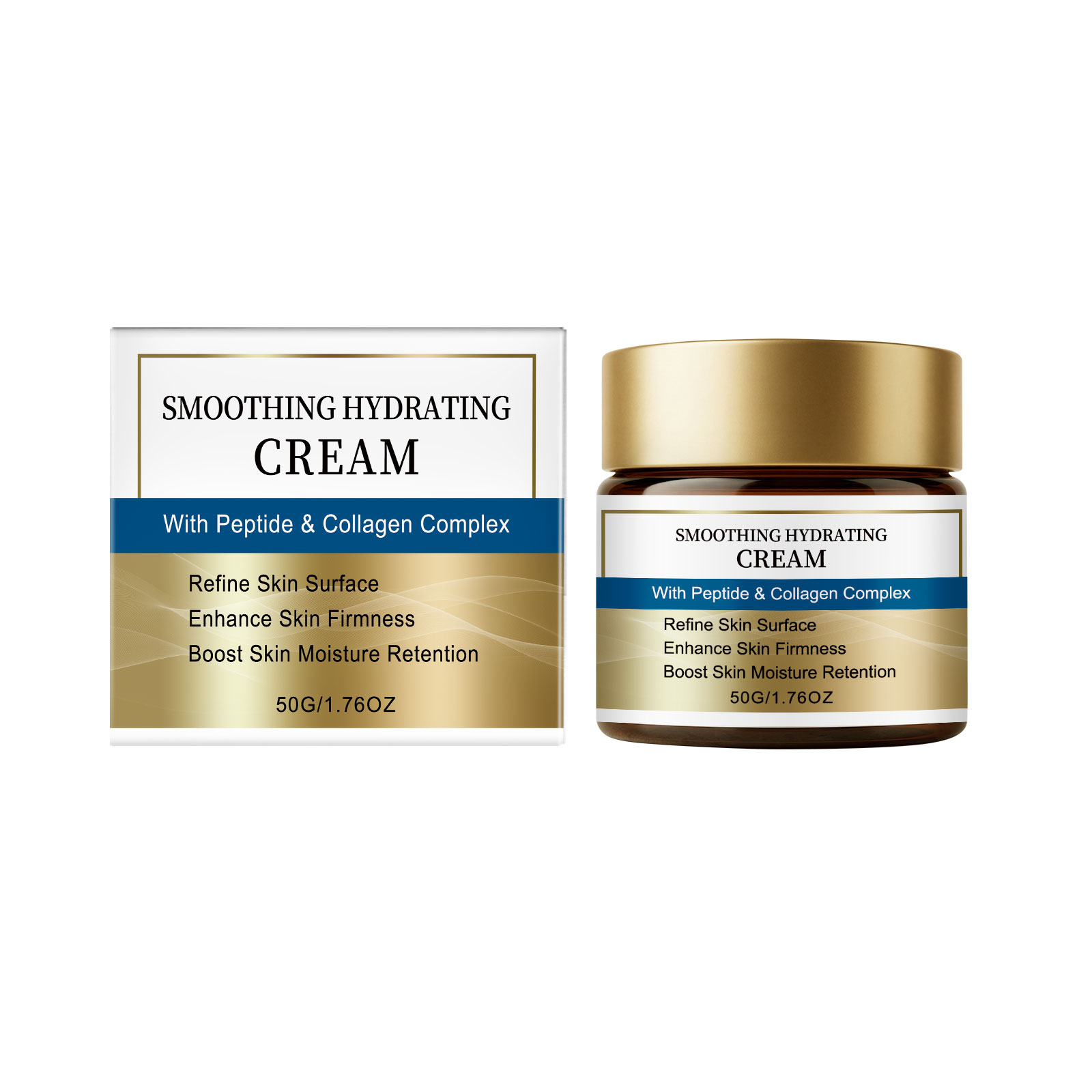Peptide Collagen Soft Moisturizing Face Cream Nourish Refreshing Hydrating Brighten Daily Skin Care