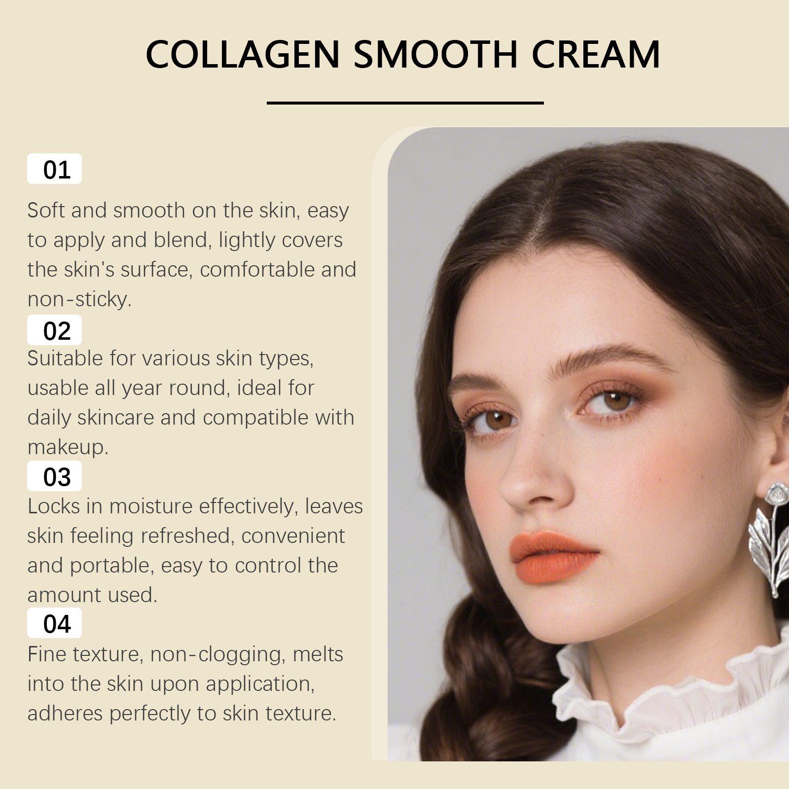 Facial Moisturizing Cream Hydrating Lotion For All Skin Types All Seasons Dry Dehydrated Skin Care