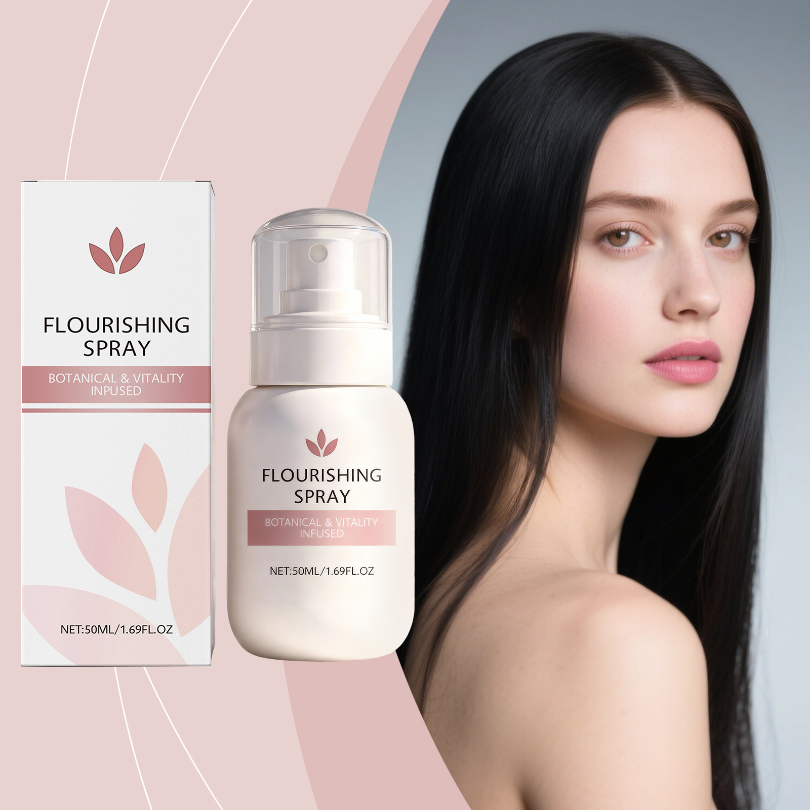 Hair Care Spray Scalp Massage Mild Nourish Root Moisturize Smooth Hair Fresh Hair Protect Daily Tender Maintain