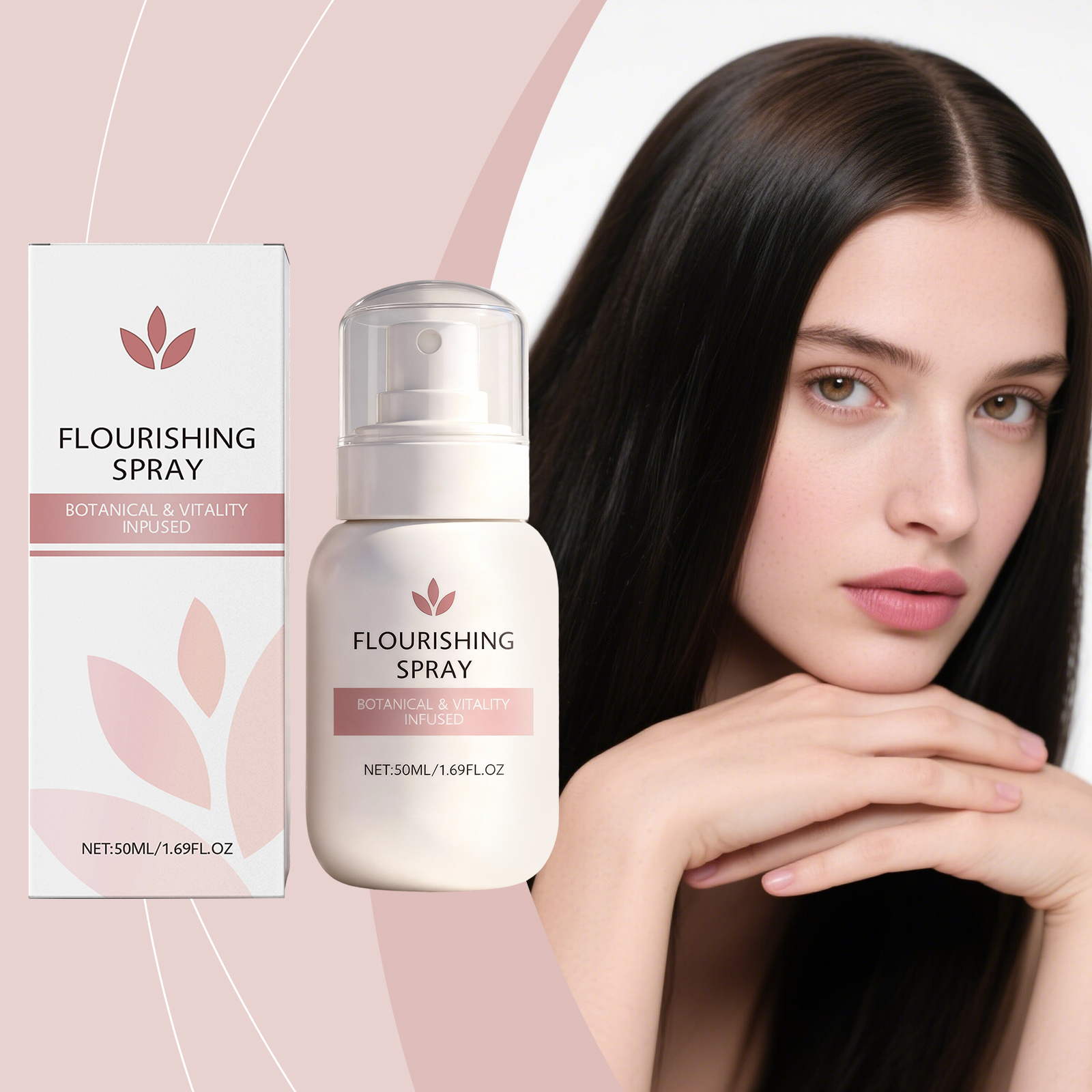 Hair Care Spray Scalp Massage Mild Nourish Root Moisturize Smooth Hair Fresh Hair Protect Daily Tender Maintain