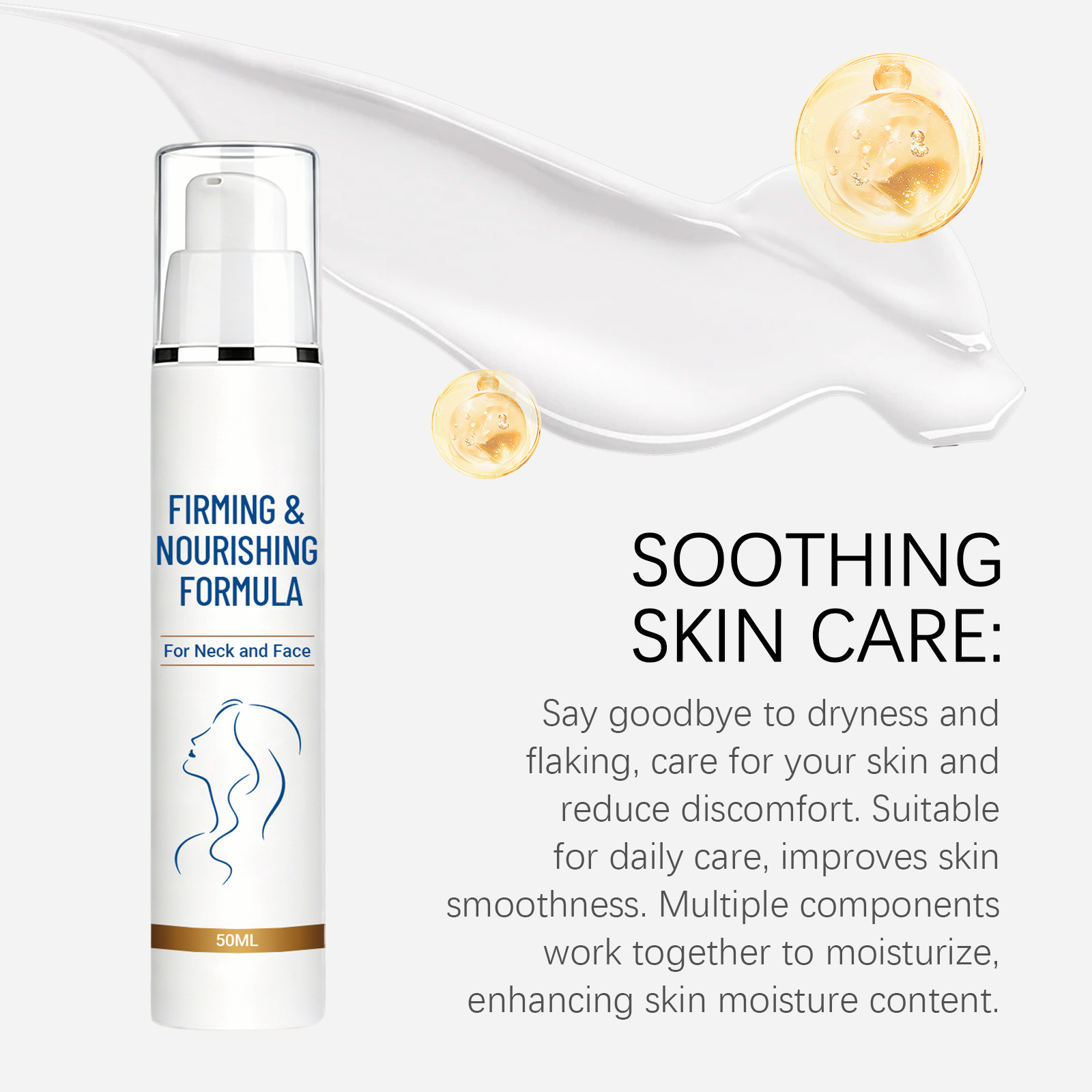 Body Care Cream Soft Texture Skin Friendly Fast Absorb Hydrating Light Non Sticky Moisturizing Lotion Whole Body Skin
