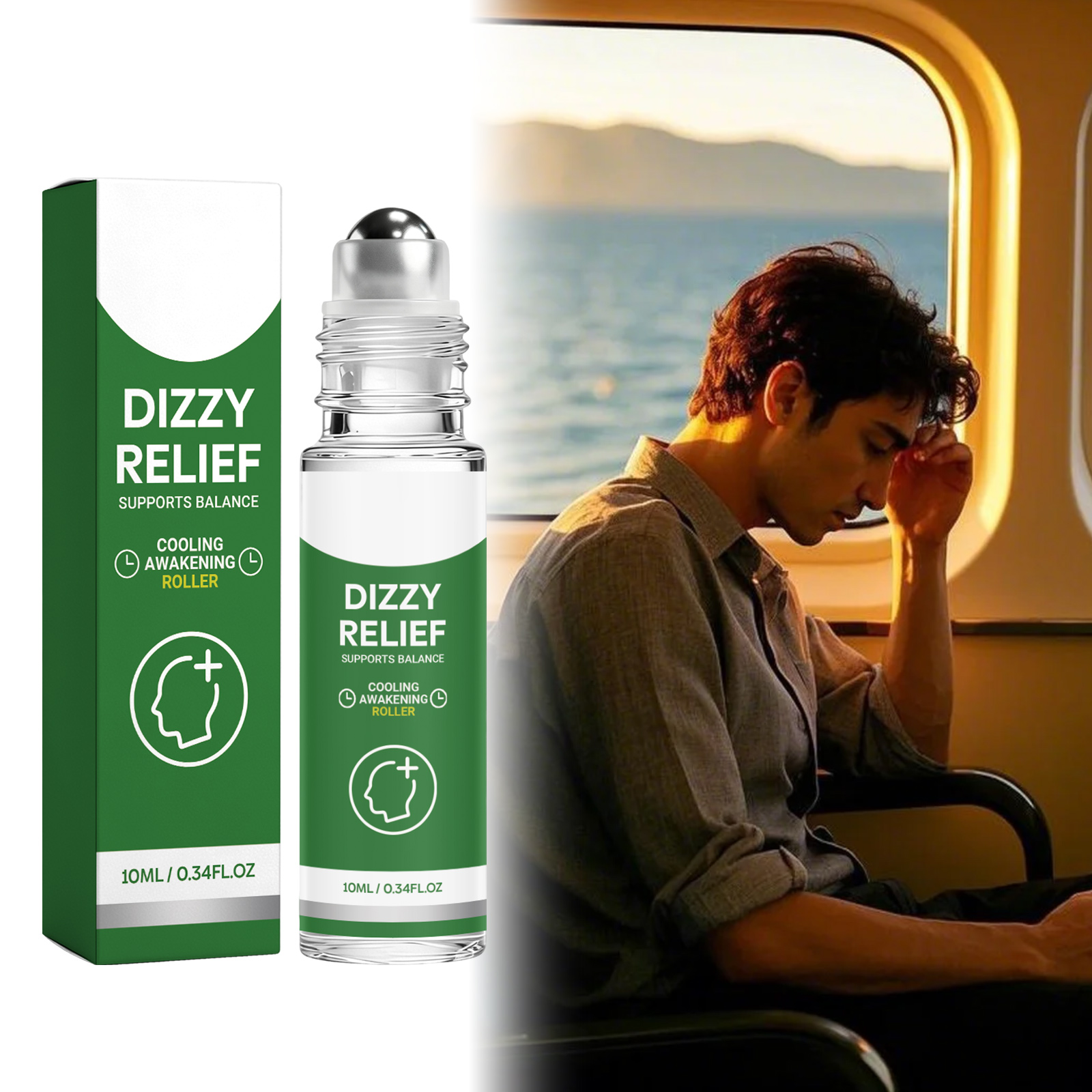 Body Care Roller Essence Mint Cool Easy Smoothe Daily Body Discomfort Relief