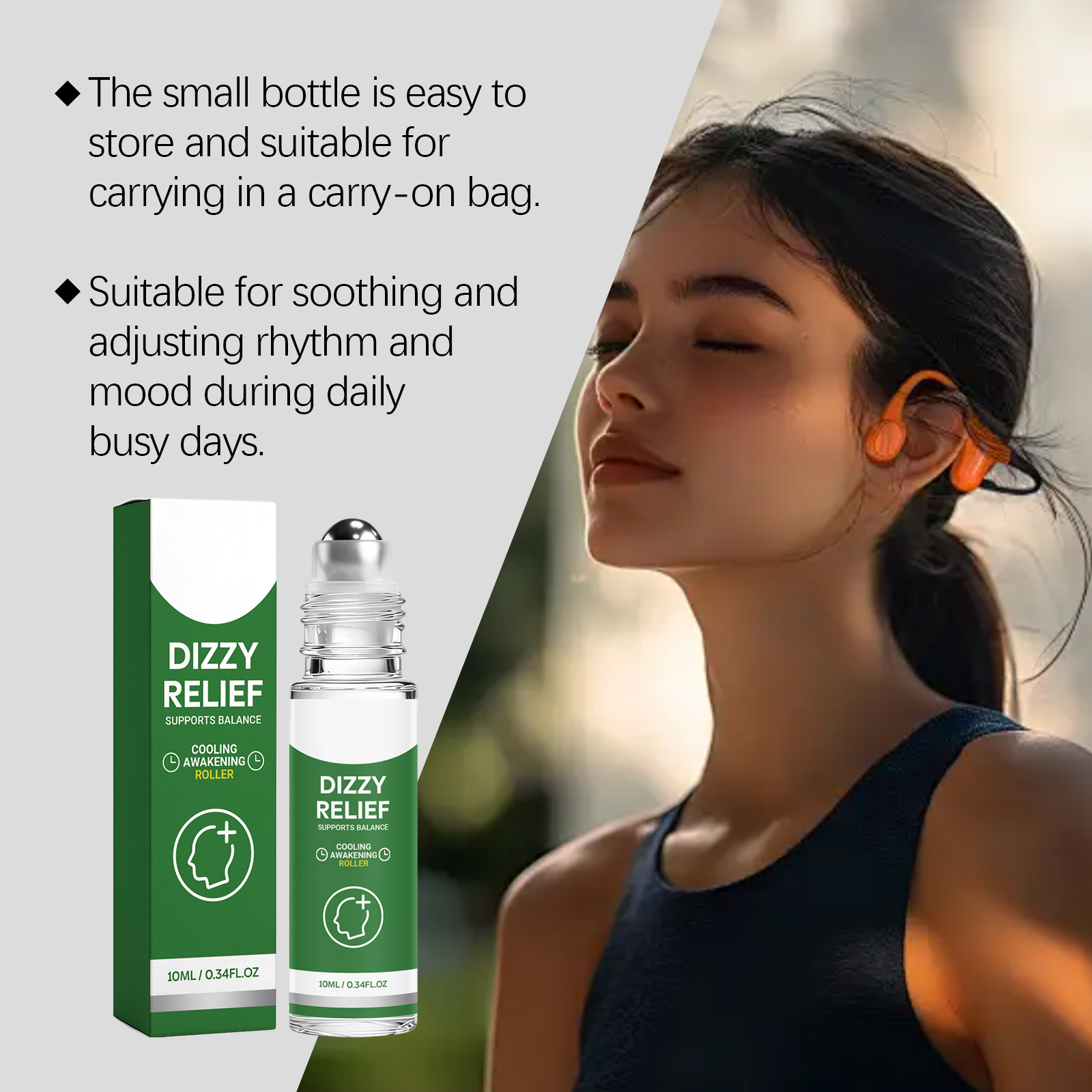 Body Care Roller Essence Mint Cool Easy Smoothe Daily Body Discomfort Relief