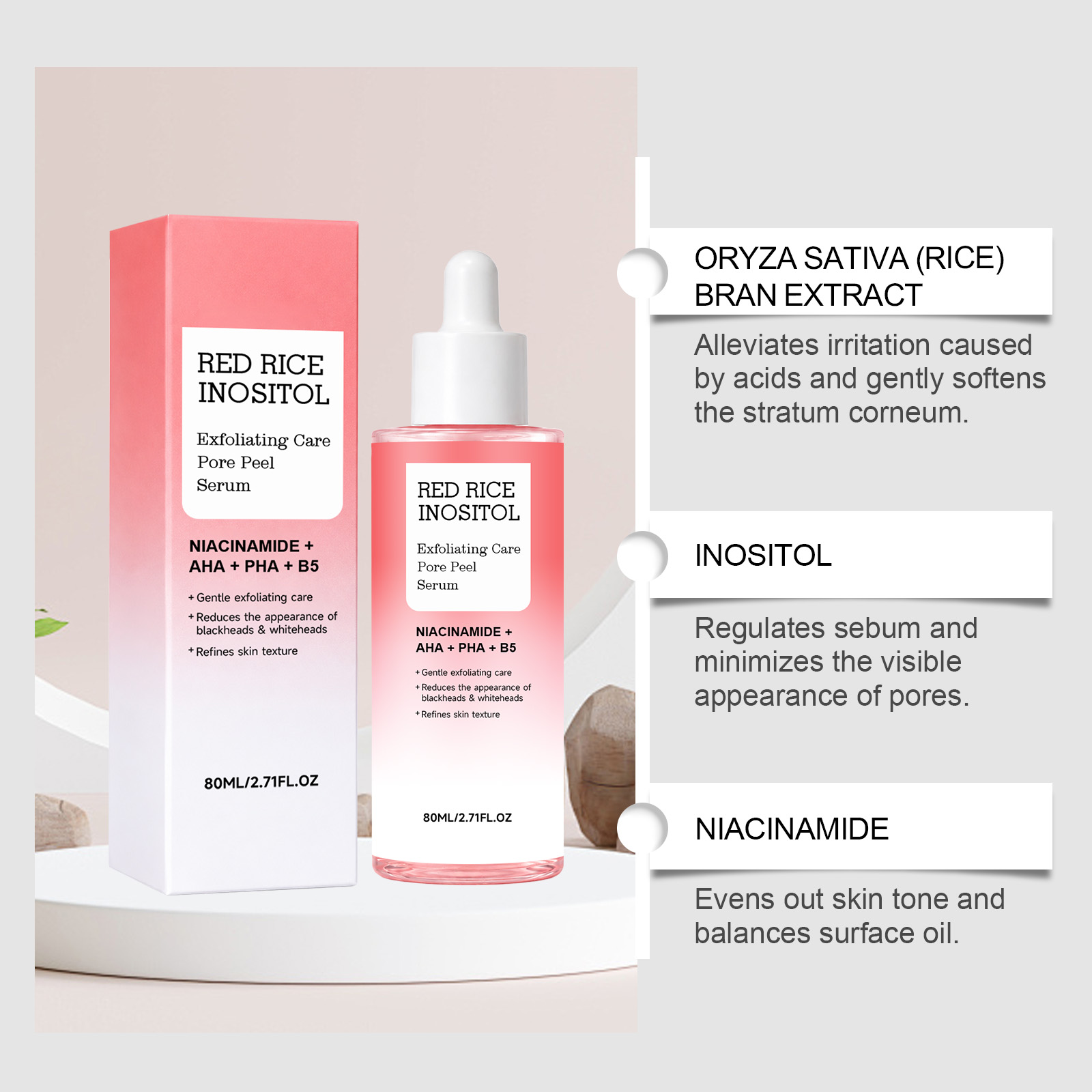 Pore Renewal Essence Liquid Mild Clean Facial Cuticle Soft Smooth Skin Refreshing Bright Skincare Extract