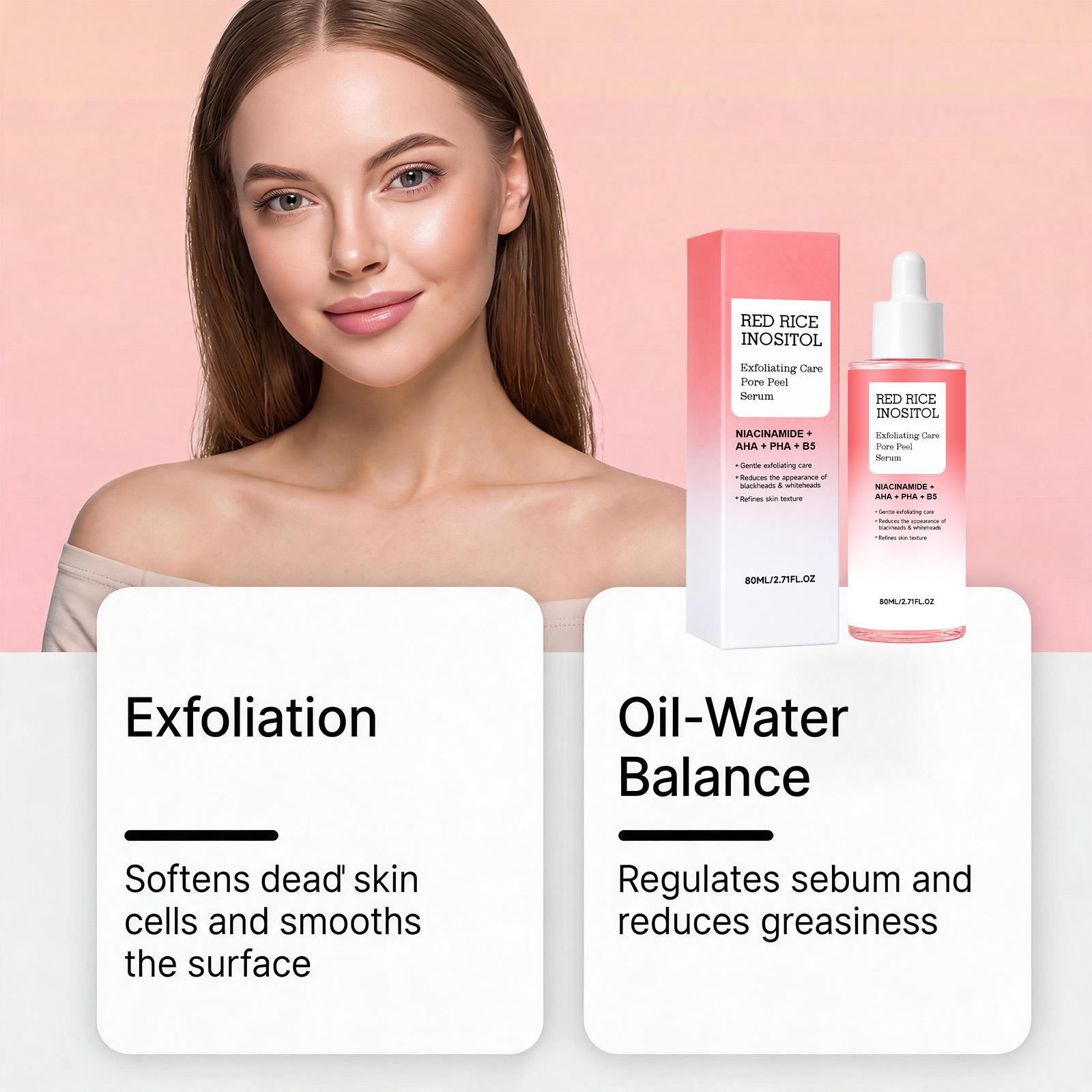 Pore Renewal Essence Liquid Mild Clean Facial Cuticle Soft Smooth Skin Refreshing Bright Skincare Extract