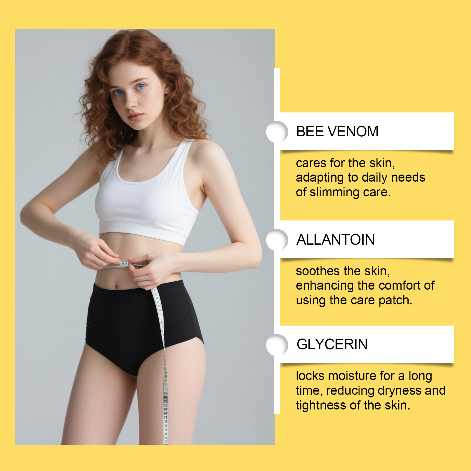 Bee Venom Body Care Patch Soft Light Fit Skin Breathable Fresh Mild Convenient Skin Treatment