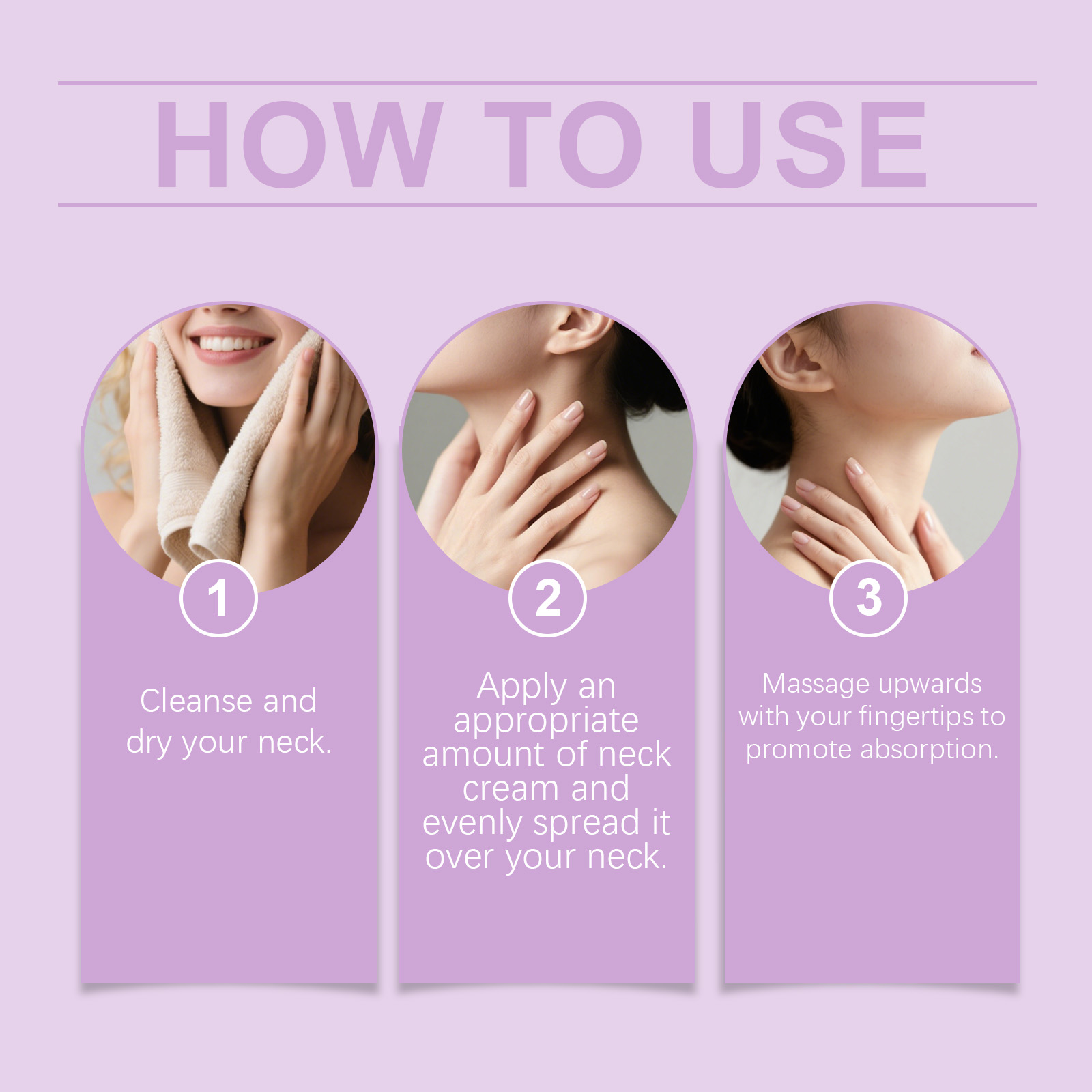 Moisturizing Neck Cream Light Texture Nourishing Refreshing Nonsticky Hydrating Care For Neck Skin