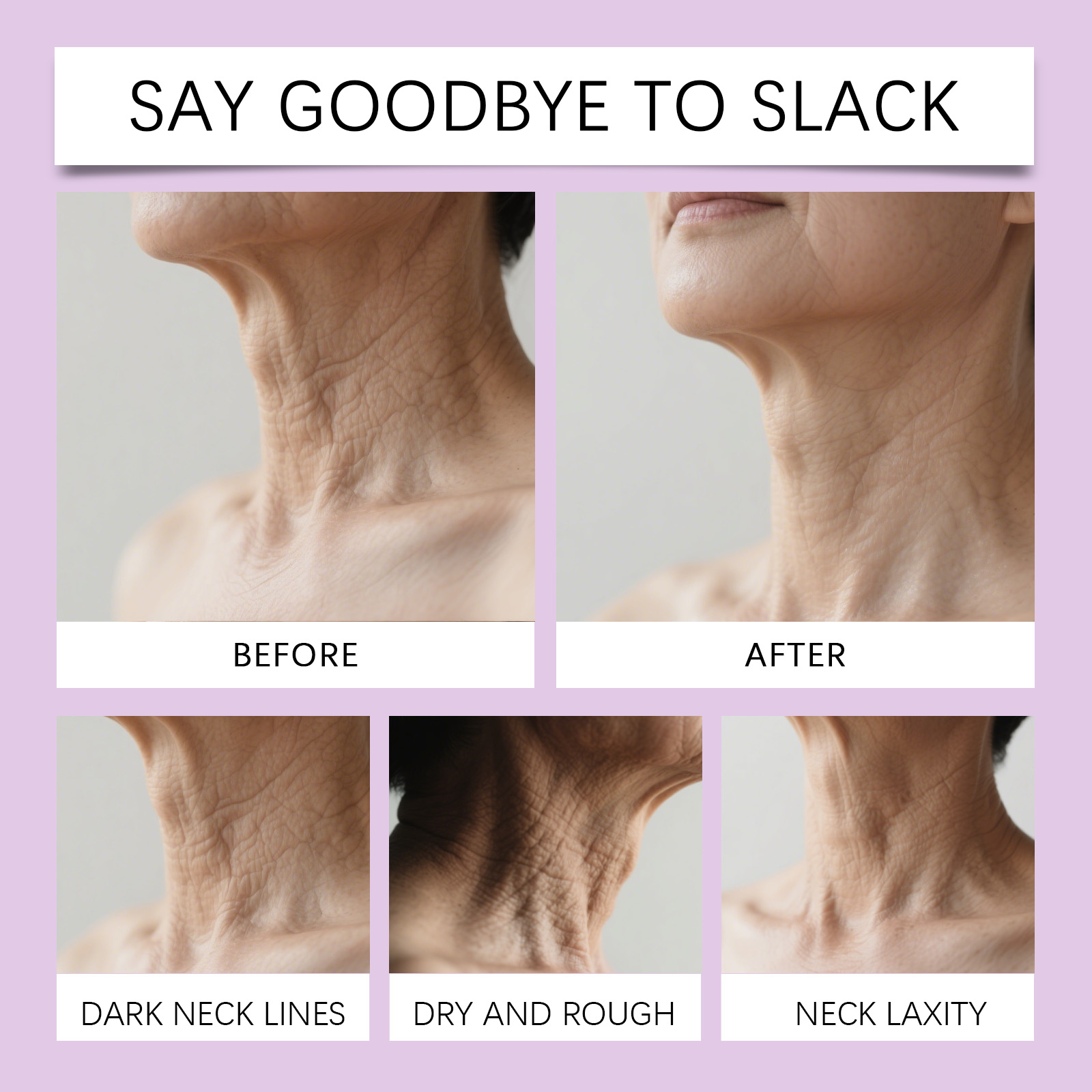 Moisturizing Neck Cream Light Texture Nourishing Refreshing Nonsticky Hydrating Care For Neck Skin