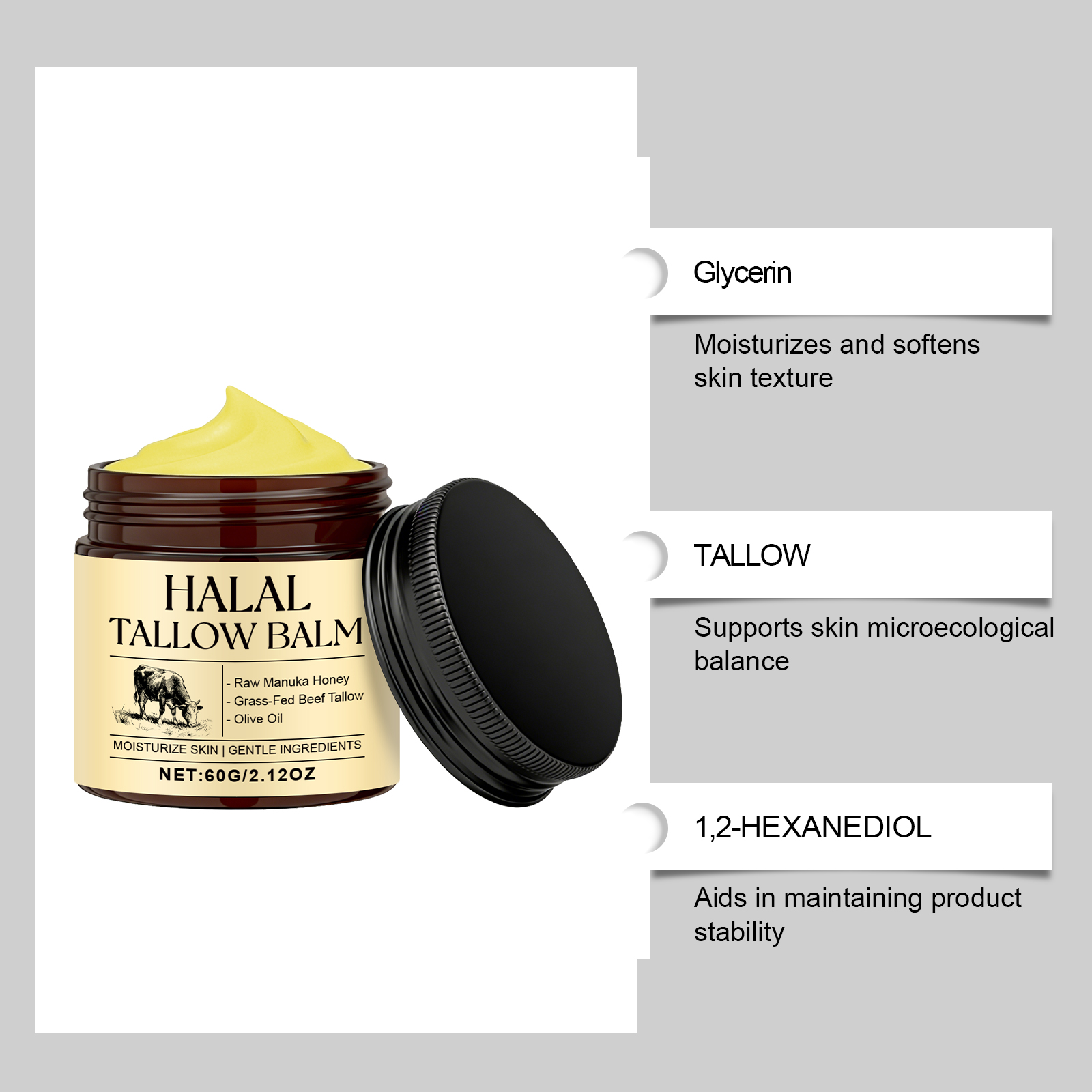 Shea Butter Moisturizing Cream Mild Hydrating Softening Brightening Facial Skin Daily Care Smear Lotion