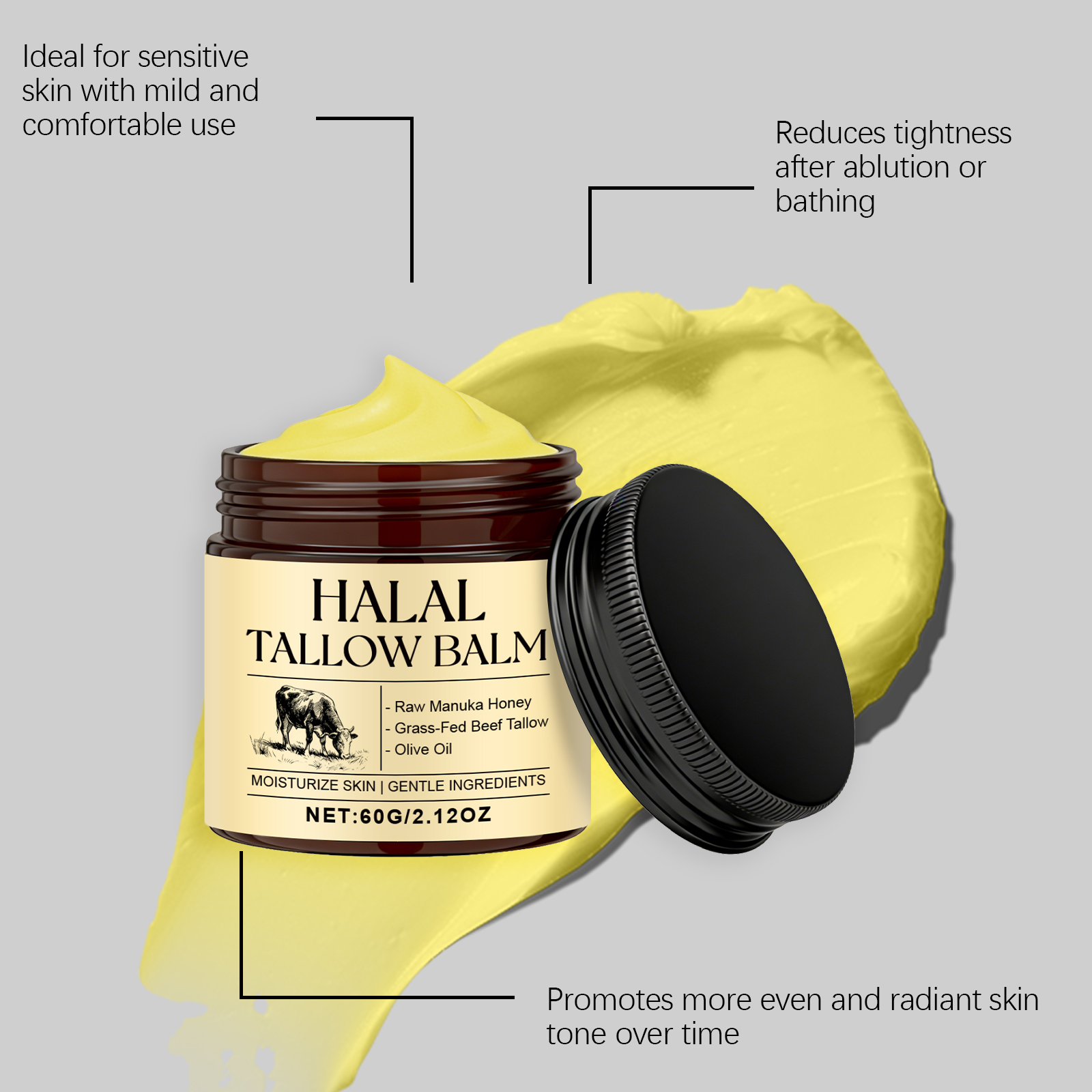 Shea Butter Moisturizing Cream Mild Hydrating Softening Brightening Facial Skin Daily Care Smear Lotion